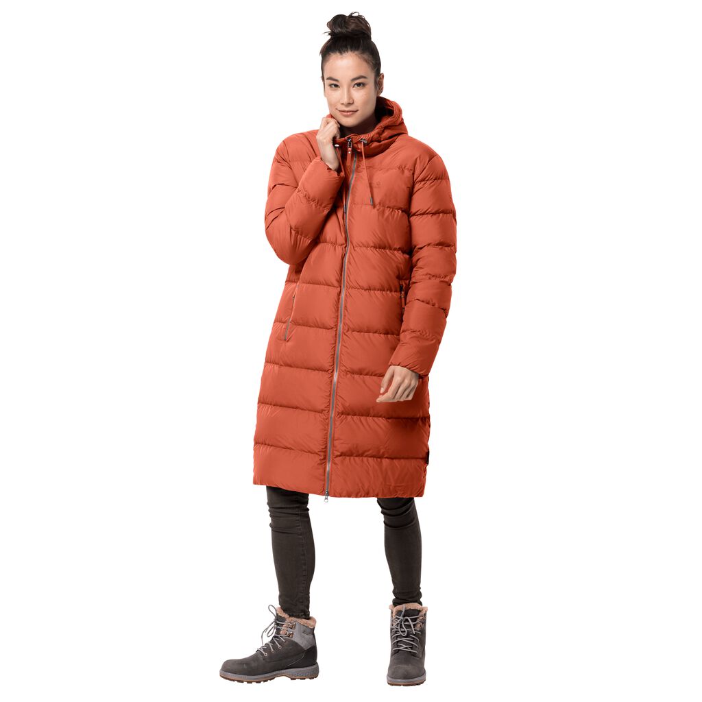 Jack Wolfskin CRYSTAL PALACE Vestes Femme Orange - DFLIKXN-02